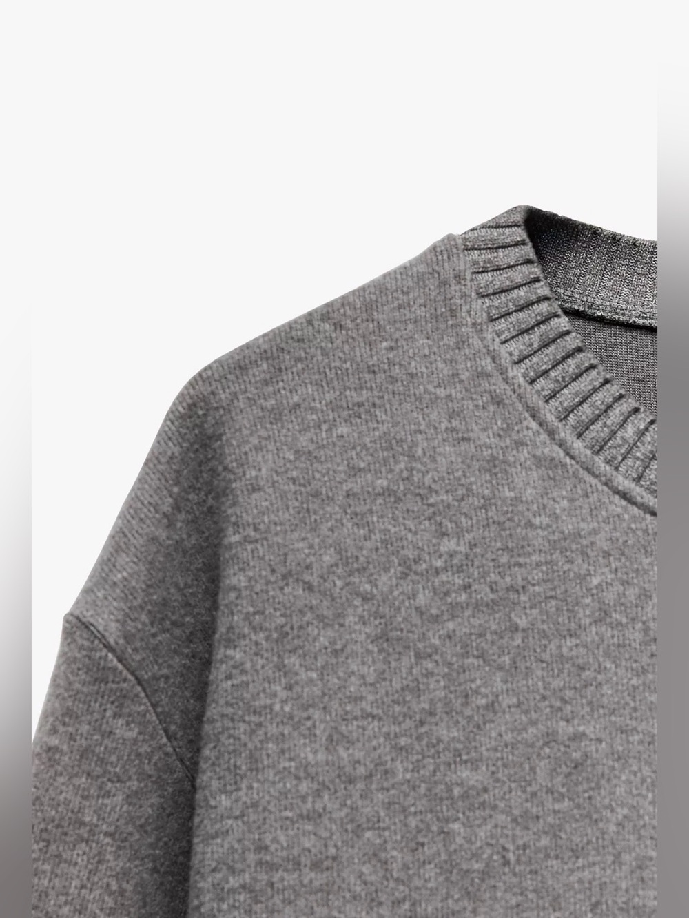 Zara Soft Sweater - Anthracite Gray